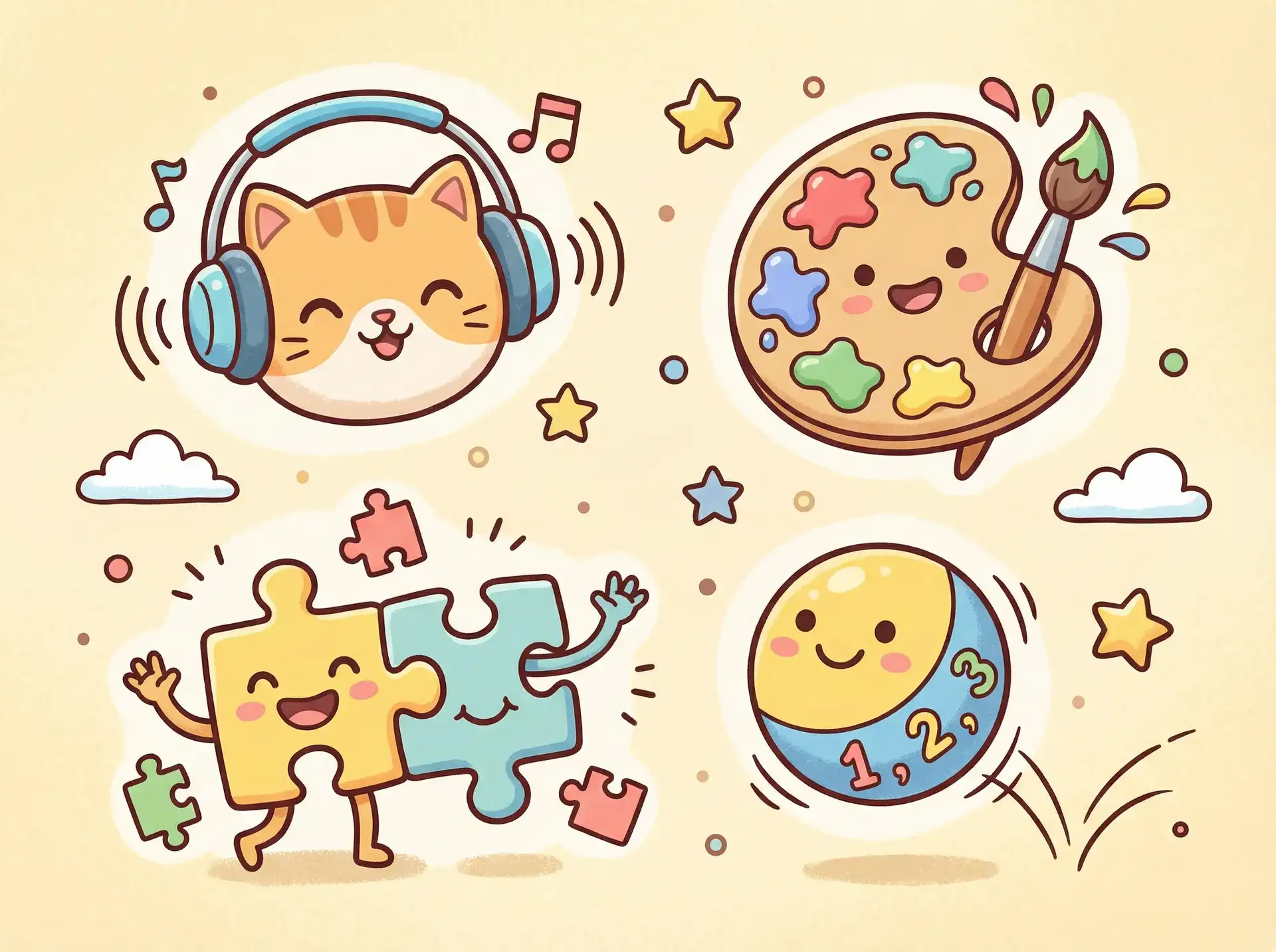 小朋友的手工作品 - E道一卡二卡三卡网站 益智创作